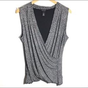 White House Black Market- Wrap Front top